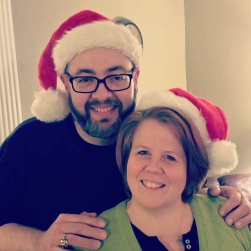 Merry Christmas from my husband and me!
