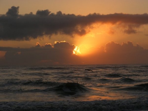 sunrise over the Atlantic